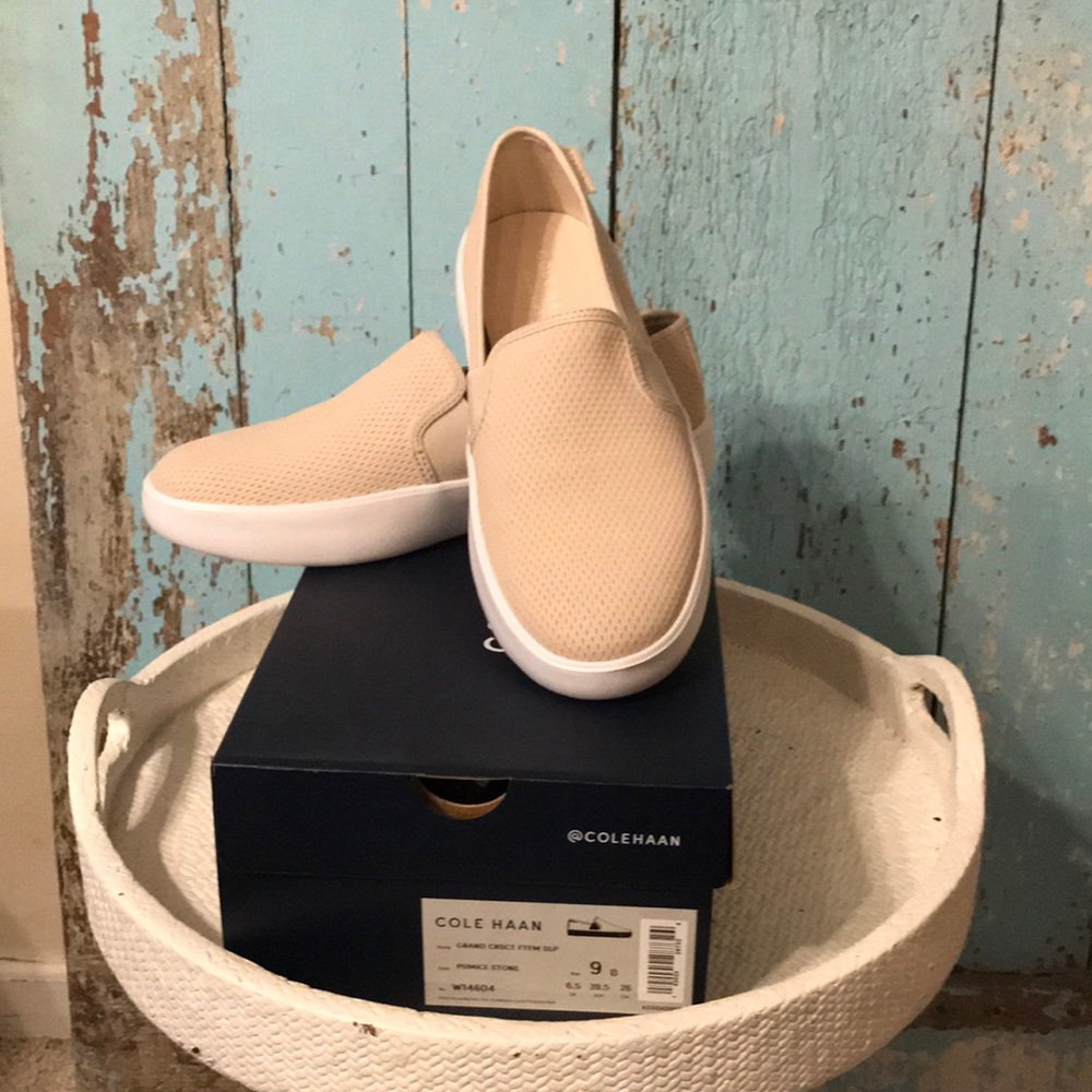 Cole Haan Flatform Slip On 9B